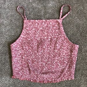 HOLLISTER Mesh Crop Top